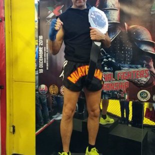Campeón I.C.O -75KG Kick Boxing. Roma 18 de Diciembre 2016
