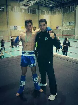 Victoria de Alejandro Martin junto a José Carlos Jaramillo. Campeón Andalucia MT.