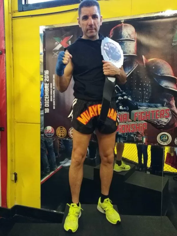 Campeón I.C.O -75KG Kick Boxing. Roma 18 de Diciembre 2016