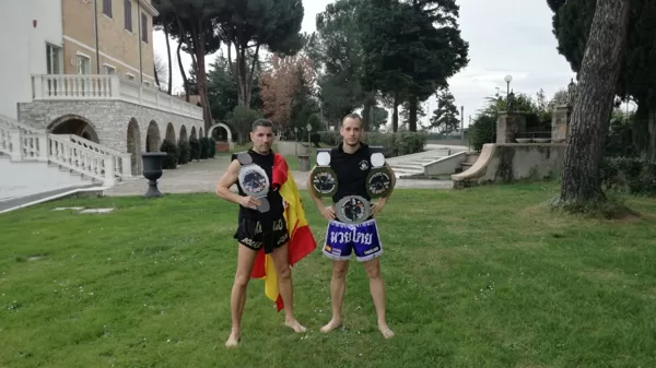 Campeones I.C.O Roma 18 de diciembre 2016. Eduardo Pascal y José Carlos Jaramillo.
